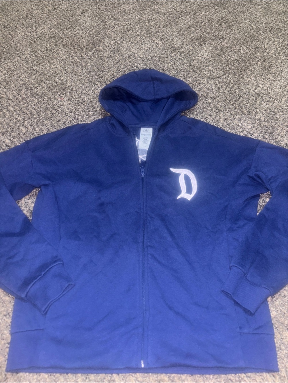 Disneyland original Blue Zip-Up Hoodie